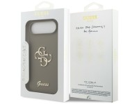 Capa Guess de silicone com o logo "4G" para iPhone Air - Marrom Capa Guess de silicone com o logo "4G" para iPhone Air - Marrom
