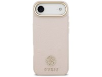 Funda Guess MagSafe para iPhone Air con logo y pedrería granulada - Rosa Funda Guess MagSafe para iPhone Air con logo y pedrería granulada - Rosa