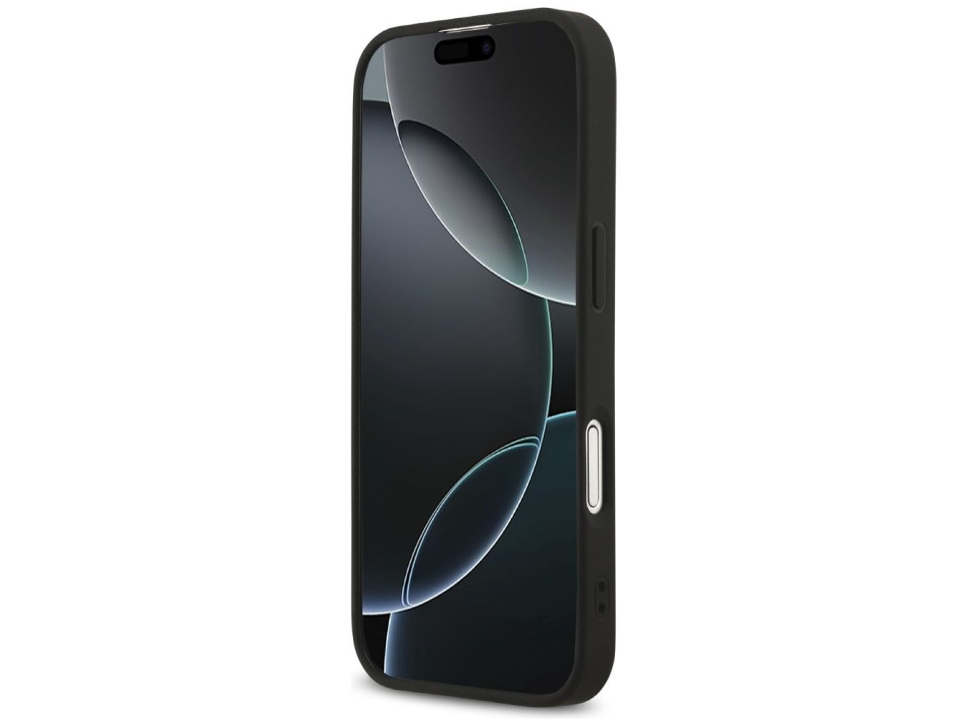 Guess Saffiano Classic Logo MagSafe case for iPhone 17 - black