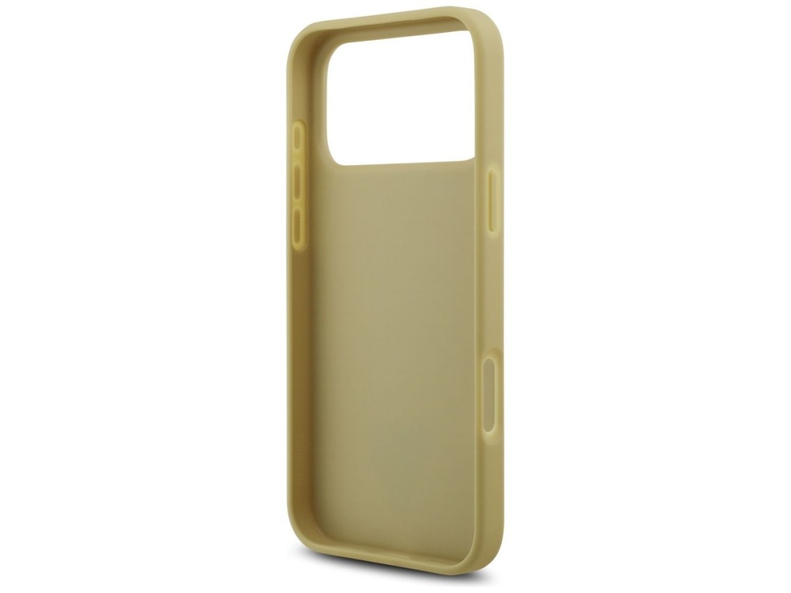 Guess Rhinestone Triangle Logo Case for iPhone 17 Pro Max - Gold