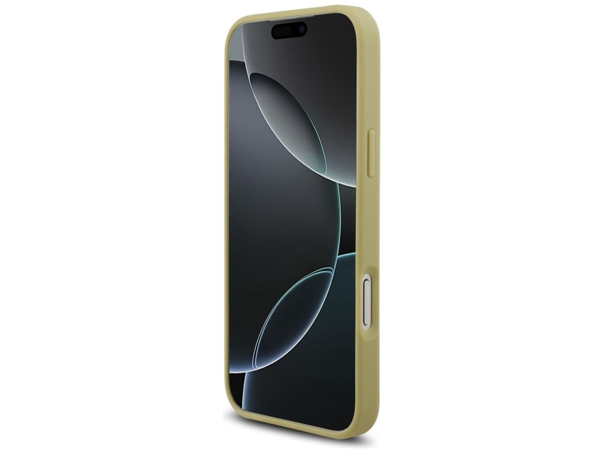 Guess Rhinestone Triangle Logo Case for iPhone 17 Pro Max - Gold