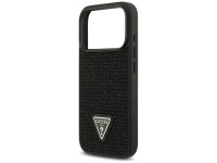 Capa Guess com Logo Triangular em Strass para iPhone 17 Pro - Preta Capa Guess com Logo Triangular em Strass para iPhone 17 Pro - Preta