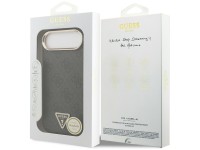 Guess 4G Triangle Logo MagSafe case for iPhone Air - black and gold Guess 4G Triangle Logo MagSafe case for iPhone Air - black and gold