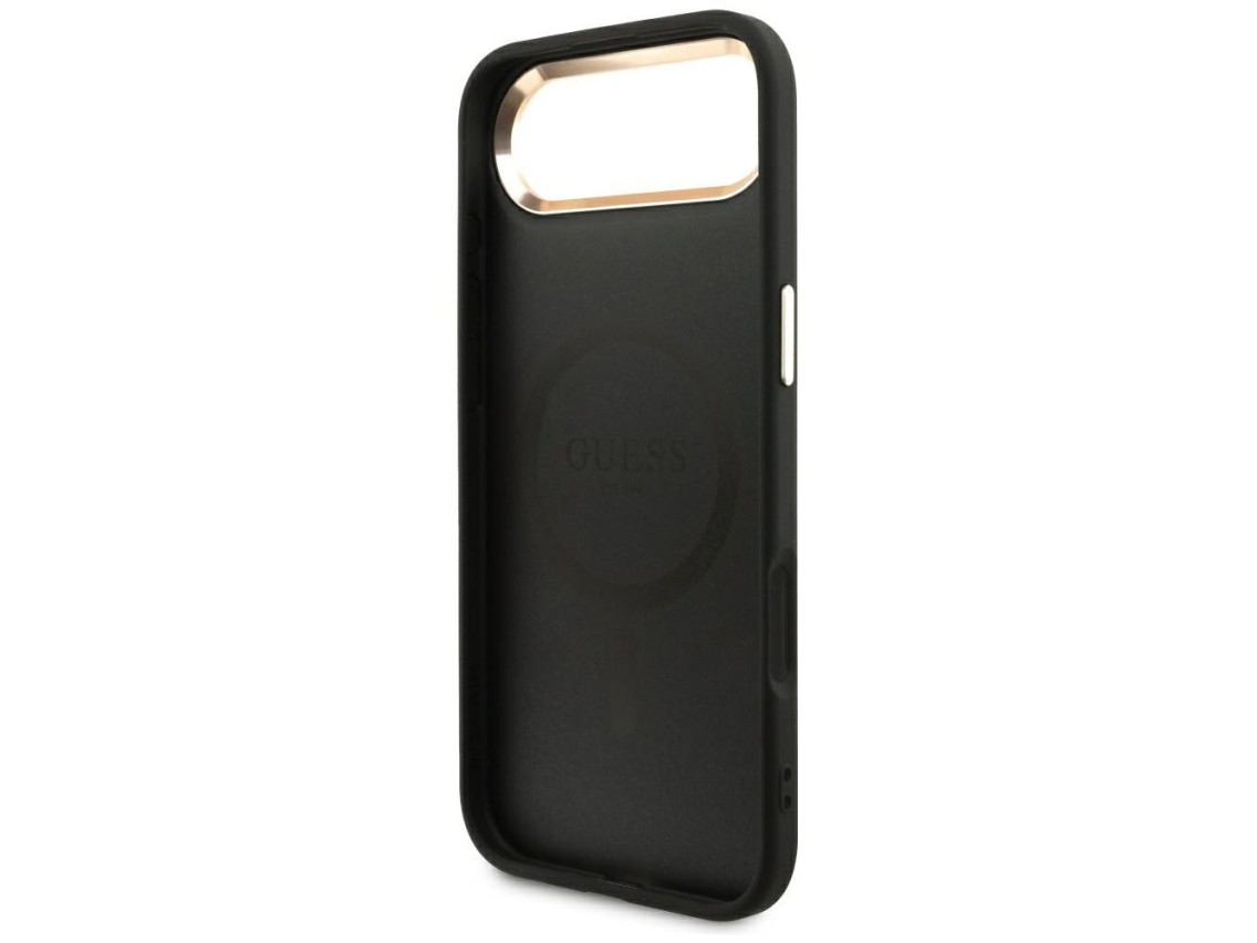 Guess 4G Triangle Logo MagSafe case for iPhone Air - black and gold