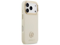 Capa Guess Granulada com Logo Strass e MagSafe para iPhone 17 Pro - bege Capa Guess Granulada com Logo Strass e MagSafe para iPhone 17 Pro - bege