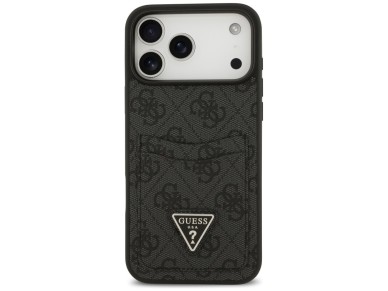 Guess 4G nauble Card Triangle case for iPhone 17 Pro Max - black Guess 4G nauble Card Triangle case for iPhone 17 Pro Max - black