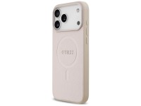 Capa Guess Saffiano Classic Logo MagSafe para iPhone 17 Pro Max - Rosa Capa Guess Saffiano Classic Logo MagSafe para iPhone 17 Pro Max - Rosa