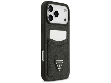 Guess 4G nauble Card Triangle case for iPhone 17 Pro Max - black Guess 4G nauble Card Triangle case for iPhone 17 Pro Max - black