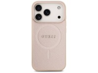 Funda Guess Saffiano Classic Logo MagSafe para iPhone 17 Pro - Rosa Funda Guess Saffiano Classic Logo MagSafe para iPhone 17 Pro - Rosa