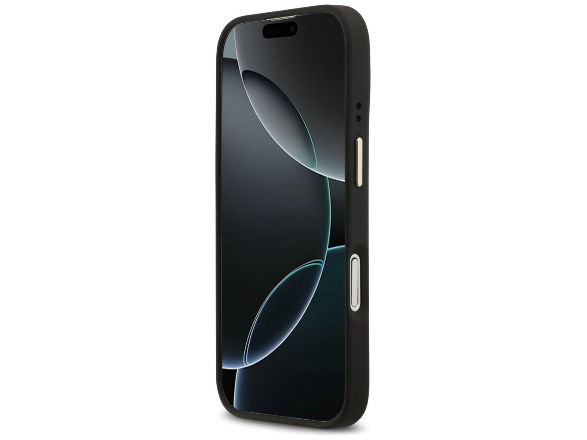Guess Peony Hot Stamp MagSafe Case for iPhone 17 - Black