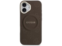 Guess Peony Hot Stamp MagSafe Case for iPhone 17 - Brown