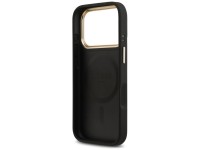 Funda Guess Peony Hot Stamp MagSafe para iPhone 17 Pro - Negra Funda Guess Peony Hot Stamp MagSafe para iPhone 17 Pro - Negra