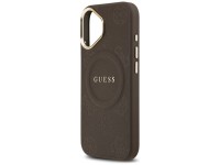 Guess Peony Hot Stamp MagSafe Case for iPhone 17 - Brown