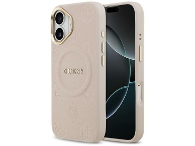 Guess Peony Hot Stamp MagSafe iPhone 17 Case - Pink Guess Peony Hot Stamp MagSafe iPhone 17 Case - Pink