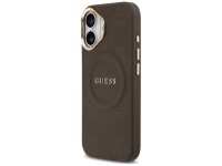 Guess Peony Hot Stamp MagSafe Case for iPhone 17 - Brown