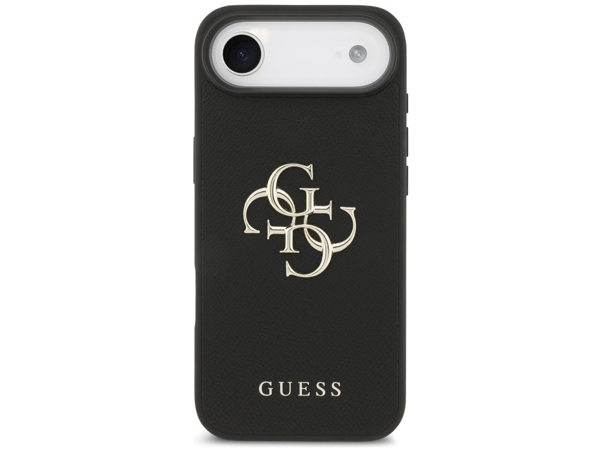 Guess Grained Big 4G & Classic Logo case for iPhone Air - black