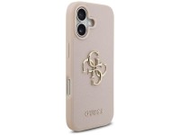 Capa Guess Granulada Big 4G e com Logo Clássico para iPhone 17 - Rosa Capa Guess Granulada Big 4G e com Logo Clássico para iPhone 17 - Rosa