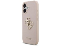Capa Guess Granulada Big 4G e com Logo Clássico para iPhone 17 - Rosa Capa Guess Granulada Big 4G e com Logo Clássico para iPhone 17 - Rosa