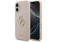 Capa Guess Granulada Big 4G e com Logo Clássico para iPhone 17 - Rosa Capa Guess Granulada Big 4G e com Logo Clássico para iPhone 17 - Rosa