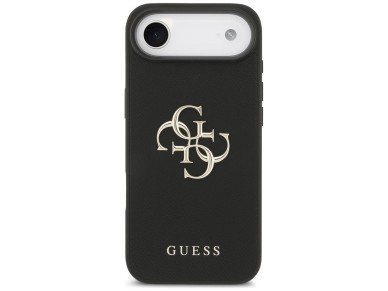 Guess Grained Big 4G & Classic Logo case for iPhone Air - black Guess Grained Big 4G & Classic Logo case for iPhone Air - black