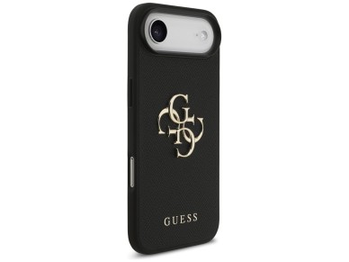 Guess Grained Big 4G & Classic Logo case for iPhone Air - black Guess Grained Big 4G & Classic Logo case for iPhone Air - black