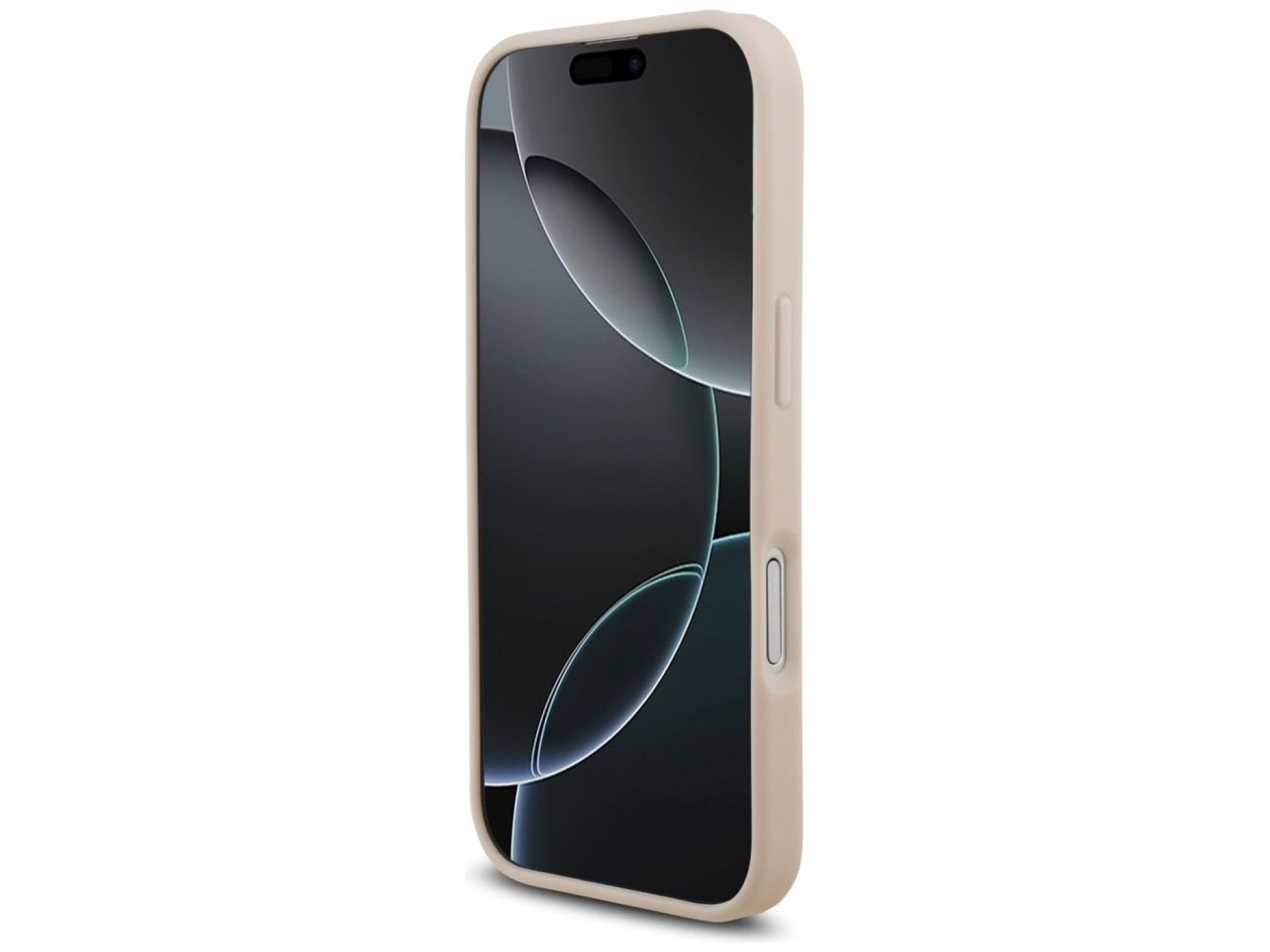 Capa Guess Granulada Big 4G e com Logo Clássico para iPhone 17 - Rosa