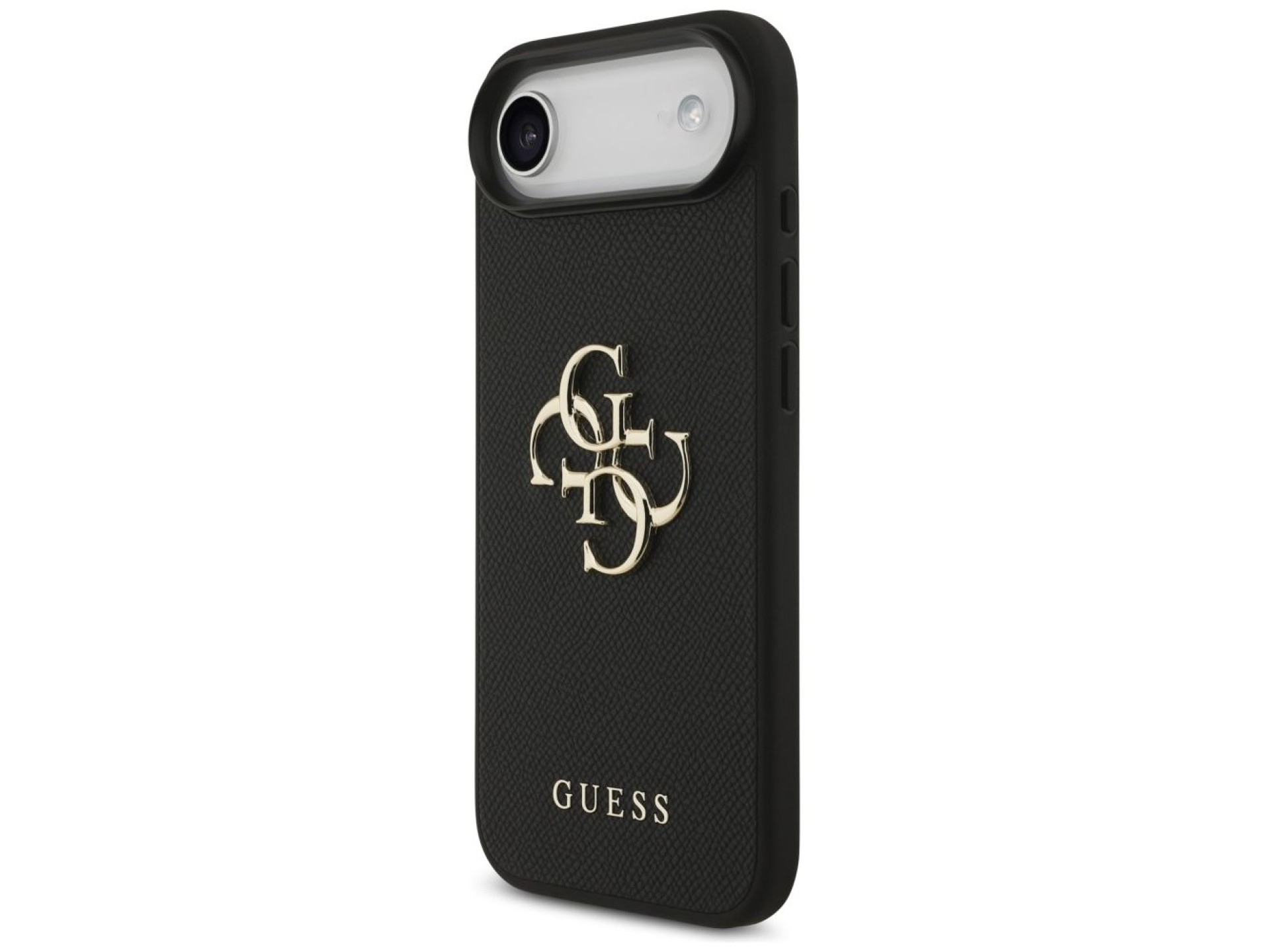 Guess Grained Big 4G & Classic Logo case for iPhone Air - black