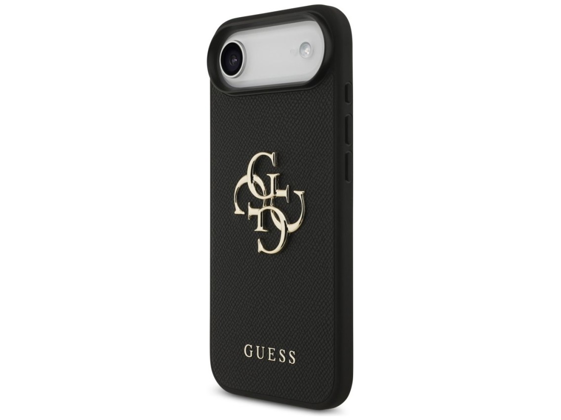 Guess Grained Big 4G & Classic Logo case for iPhone Air - black