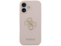 Capa Guess Granulada Big 4G e com Logo Clássico para iPhone 17 - Rosa Capa Guess Granulada Big 4G e com Logo Clássico para iPhone 17 - Rosa