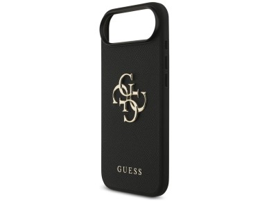 Guess Grained Big 4G & Classic Logo case for iPhone Air - black Guess Grained Big 4G & Classic Logo case for iPhone Air - black