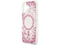 Funda Guess Resin Bottom Glitter MagSafe para iPhone 17 - Rosa Funda Guess Resin Bottom Glitter MagSafe para iPhone 17 - Rosa