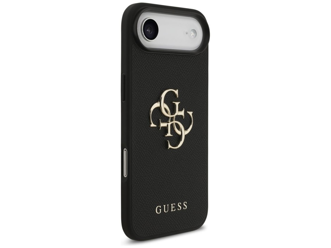 Guess Grained Big 4G & Classic Logo case for iPhone Air - black