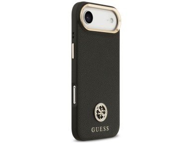Guess Grained Strass Logo MagSafe case for iPhone Air - black Guess Grained Strass Logo MagSafe case for iPhone Air - black