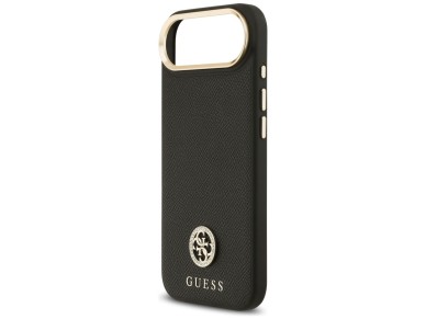 Guess Grained Strass Logo MagSafe case for iPhone Air - black Guess Grained Strass Logo MagSafe case for iPhone Air - black