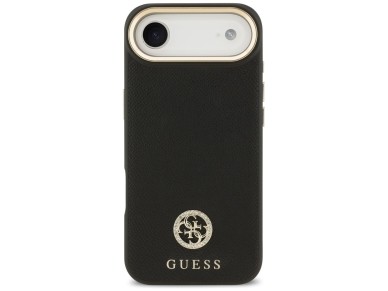 Guess Grained Strass Logo MagSafe case for iPhone Air - black Guess Grained Strass Logo MagSafe case for iPhone Air - black