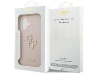 Capa Guess Granulada Big 4G e com Logo Clássico para iPhone 17 - Rosa Capa Guess Granulada Big 4G e com Logo Clássico para iPhone 17 - Rosa