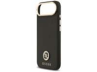 Funda Guess Grained Strass Logo MagSafe para iPhone Air - negra Funda Guess Grained Strass Logo MagSafe para iPhone Air - negra