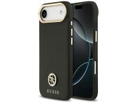 Funda Guess Grained Strass Logo MagSafe para iPhone Air - negra Funda Guess Grained Strass Logo MagSafe para iPhone Air - negra