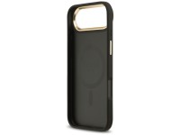 Funda Guess Grained Strass Logo MagSafe para iPhone Air - negra Funda Guess Grained Strass Logo MagSafe para iPhone Air - negra