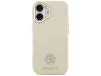 Guess Grained Strass Logo MagSafe case for iPhone 17 - beige Guess Grained Strass Logo MagSafe case for iPhone 17 - beige