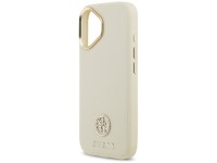Guess Grained Strass Logo MagSafe case for iPhone 17 - beige Guess Grained Strass Logo MagSafe case for iPhone 17 - beige