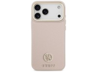 Funda Guess Grained Strass Logo MagSafe para iPhone 17 Pro Max - rosa Funda Guess Grained Strass Logo MagSafe para iPhone 17 Pro Max - rosa