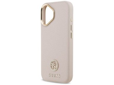 Funda Guess Grained Strass Logo MagSafe para iPhone 17 - rosa Funda Guess Grained Strass Logo MagSafe para iPhone 17 - rosa