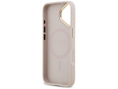 Funda Guess Grained Strass Logo MagSafe para iPhone 17 - rosa Funda Guess Grained Strass Logo MagSafe para iPhone 17 - rosa