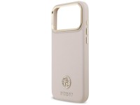 Funda Guess Grained Strass Logo MagSafe para iPhone 17 Pro Max - rosa Funda Guess Grained Strass Logo MagSafe para iPhone 17 Pro Max - rosa