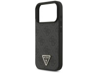 Funda Guess Leather 4G Triangle Strass MagSafe para iPhone 17 Pro - Negra Funda Guess Leather 4G Triangle Strass MagSafe para iPhone 17 Pro - Negra