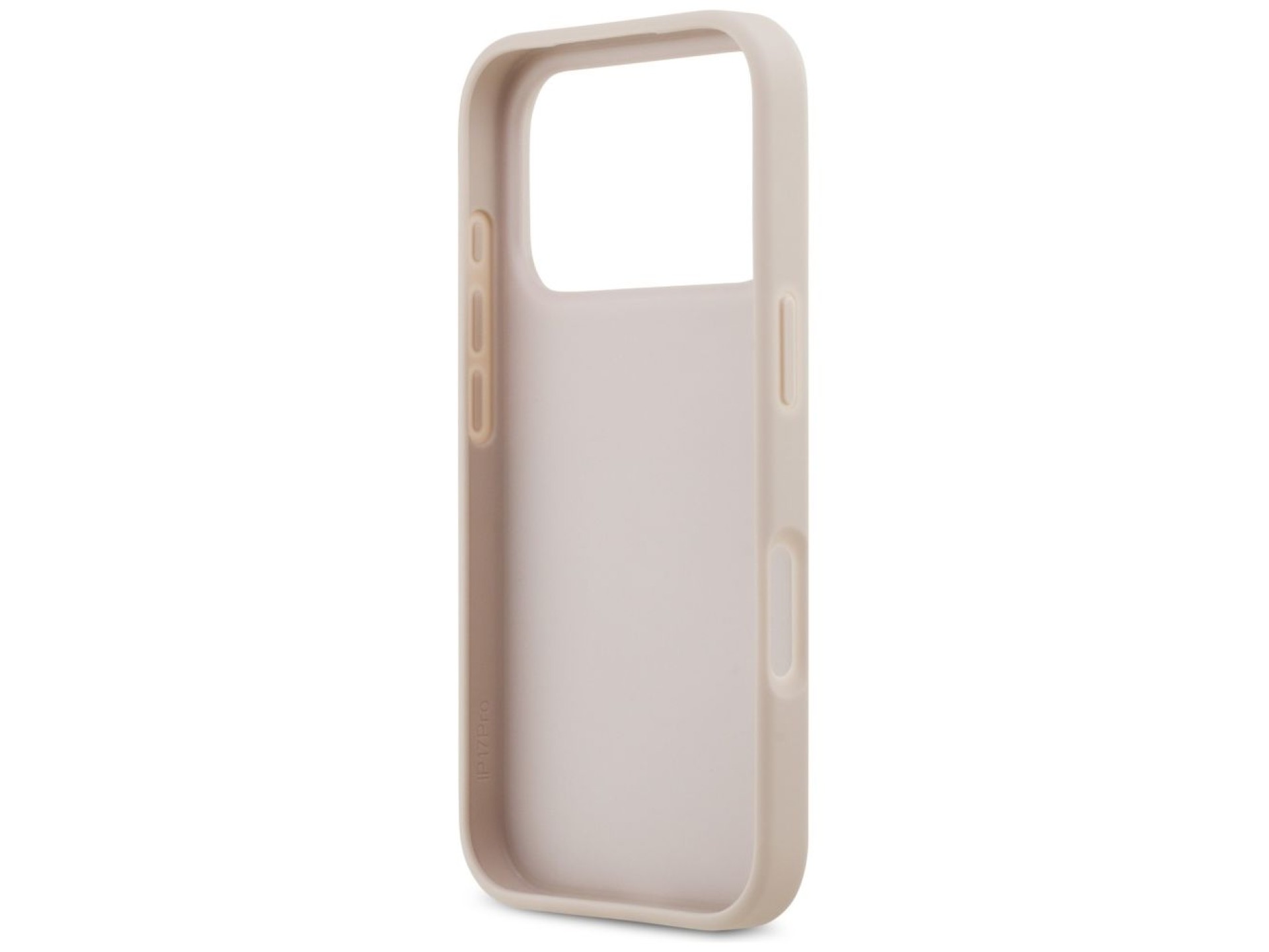 Funda triangular Guess 4G Nauble Card para iPhone 17 Pro - Rosa