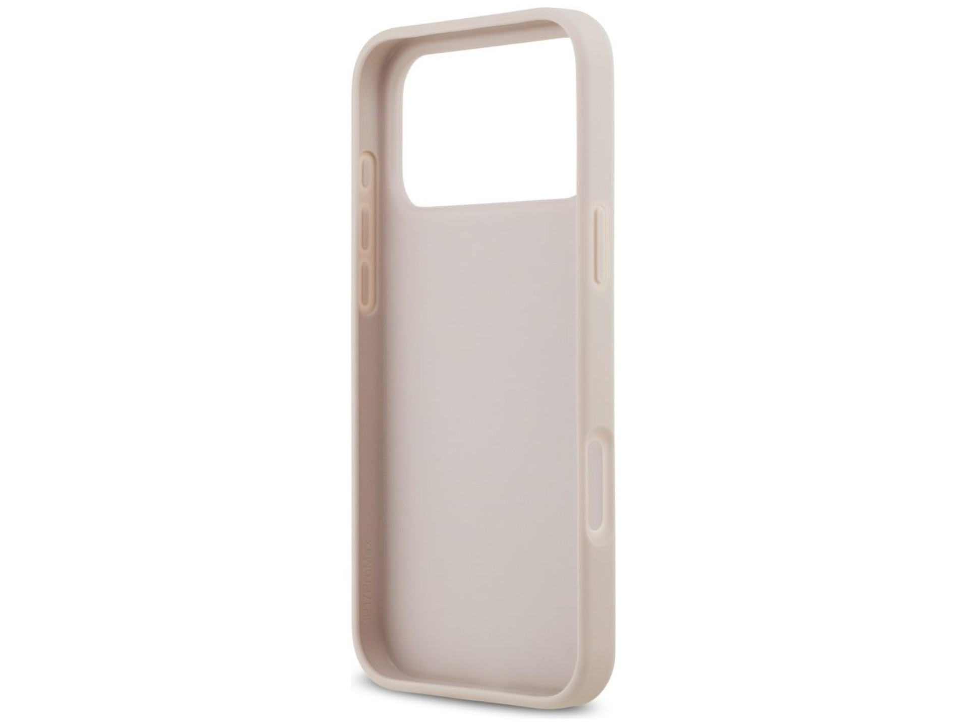 Capa triangular Guess 4G Nauble Card para iPhone 17 Pro Max - Rosa