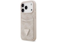 Funda triangular Guess 4G Nauble Card para iPhone 17 Pro - Rosa Funda triangular Guess 4G Nauble Card para iPhone 17 Pro - Rosa