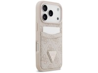 Funda triangular Guess 4G Nauble Card para iPhone 17 Pro - Rosa Funda triangular Guess 4G Nauble Card para iPhone 17 Pro - Rosa